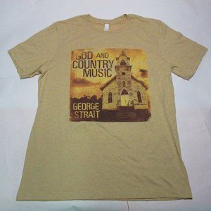 George Strait T-Shirt God and Country Music Size M